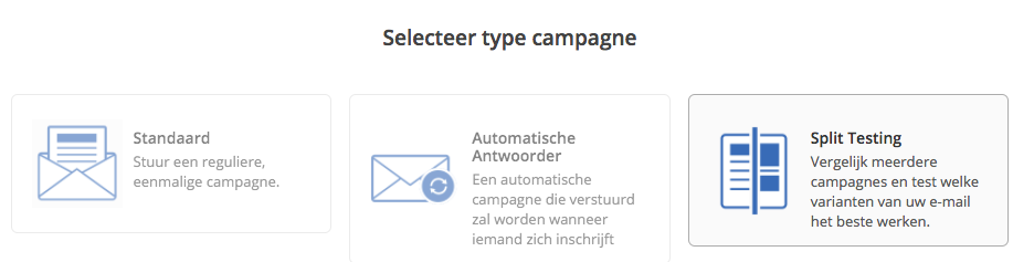 Splittesten van de onderwerpregel - Leer E-mailmarketing